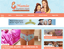 Tablet Screenshot of mamaedeprimeiraviagem.com